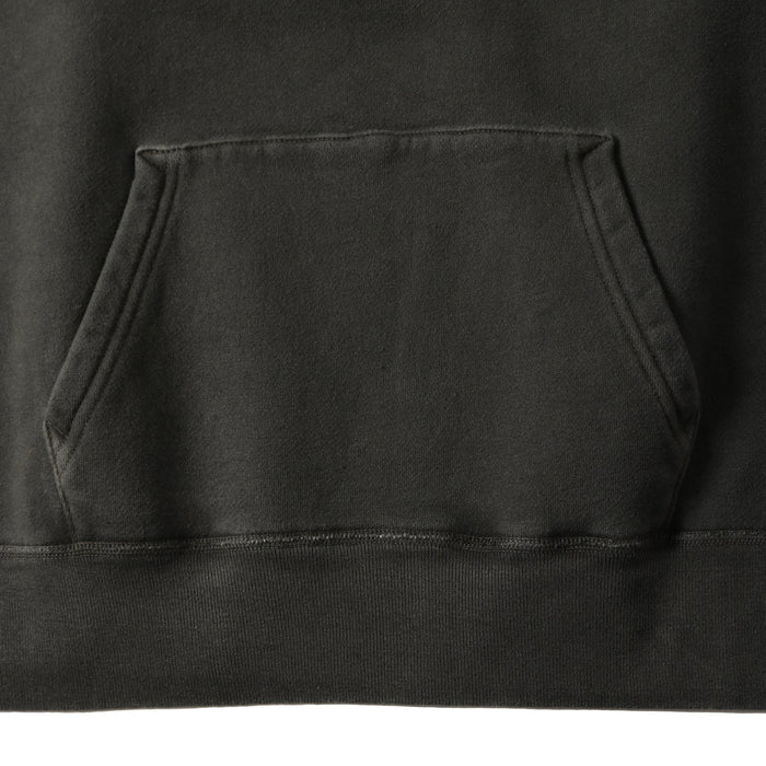 BR-3041PG "STANDARD" COZUN PLANE CREWNECK SWEATSHIRT PIGMENT DYE - BLACK