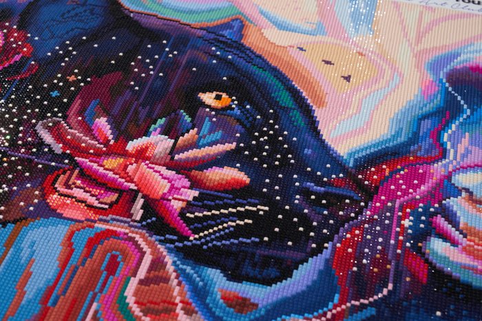 Diamond Painting Breathe Your Name 22" x 30" (75.7cm x 55.8cm) / Square with 72 Colors including 3 ABs and 2 Fairy Dust Diamonds / 68,096