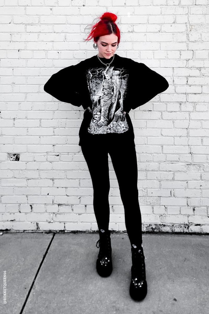 bride of frankenstein sweatshirt sweater