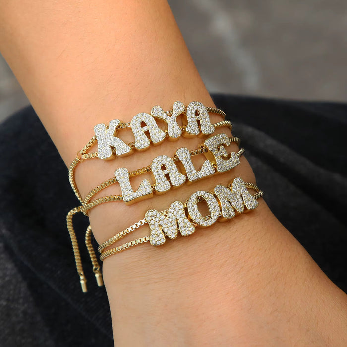 Bubble Name Bracelet PREORDER