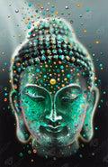 Diamond Painting Buddha Deep Serenity 20" x 31″ (51cm x 79cm) / Round with 33 Colors including 2 ABs / 28,447