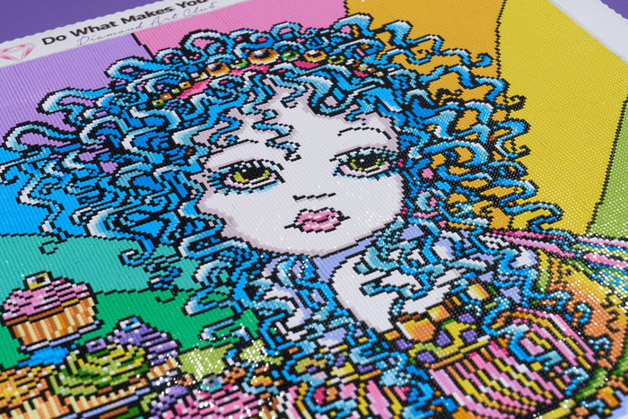 Diamond Painting Buttercup 22" x 30" (55.8cm x 75.9cm) / Square with 29 Colors including 2 ABs and 3 Fairy Dust Diamonds / 68,320