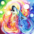 Diamond Painting Call of the Wild 17" x 17" (42.7cm x 42.7cm) / Round with 45 Colors including 2 ABs and 3 Fairy Dust Diamonds / 24,025