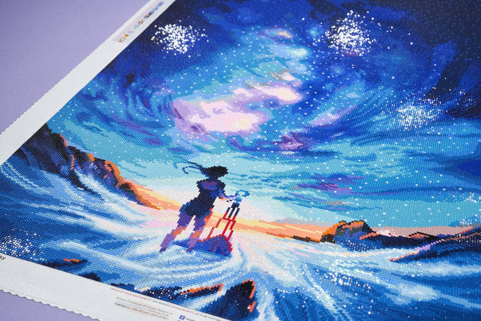 Diamond Painting Capture the Sky 22" x 33″ (56cm x 84cm) / Square with 50 Colors including 4 ABs / 73,372