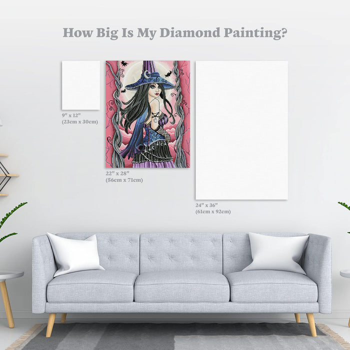 Diamond Painting Cassia 22" x 28″ (56cm x 71cm) / Round With 39 Colors Including 2 ABs / 49,897
