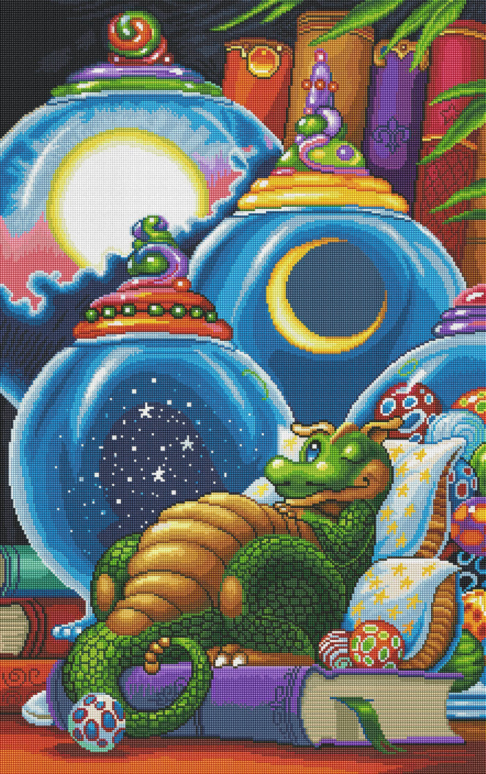 Diamond Painting Celestial Dreams 22" x 35″ (56cm x 89cm) / Square with 59 Colors including 2 ABs / 77,793