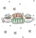 Diamond Painting Central Perk - White & Coffee - AMZ 17" x 18″ (43cm x 46cm) / Square With 16 Colors Including 2 ABs / 30,951