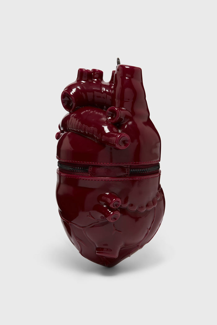 anatomical heart shaped 3d novelty purse