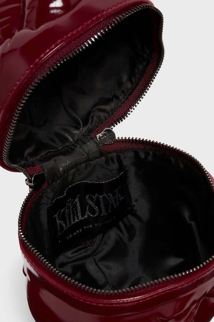 killstar's red anatomical heart shaped 3d novelty purse  bag