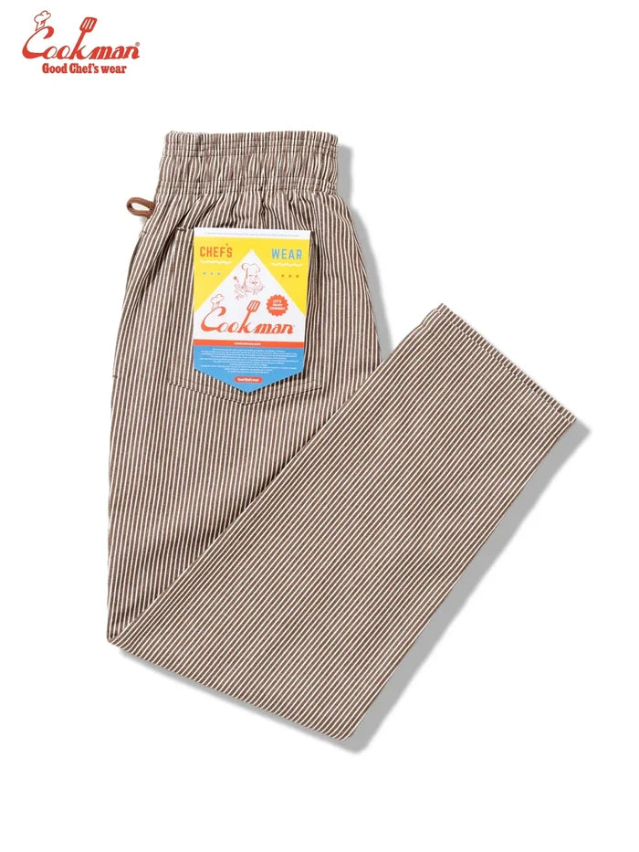 CHEF PANTS HICKORY - BROWN