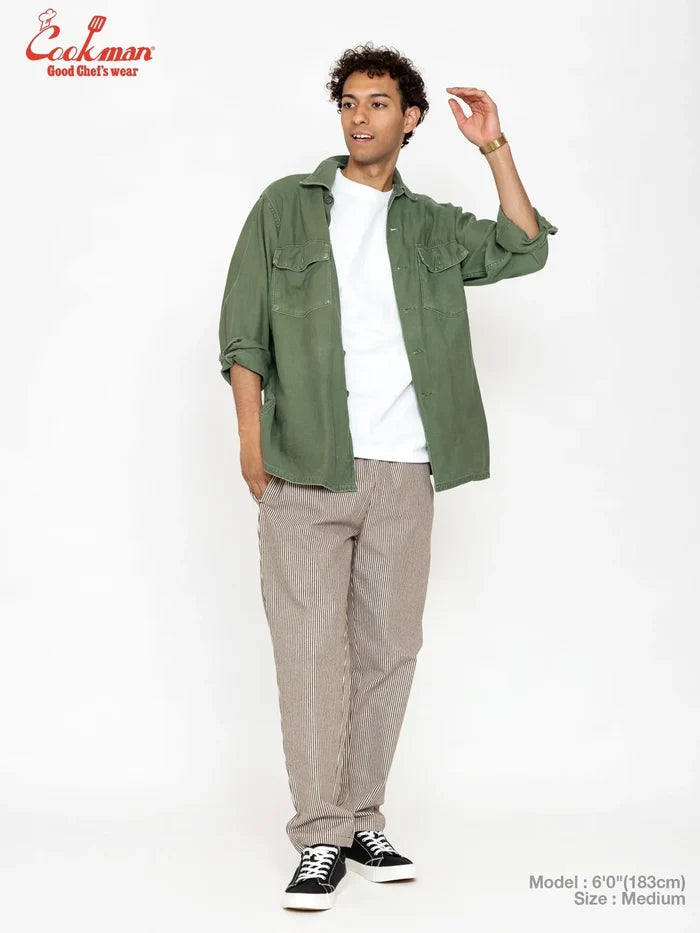 CHEF PANTS HICKORY - BROWN