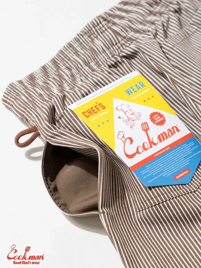 CHEF PANTS HICKORY - BROWN