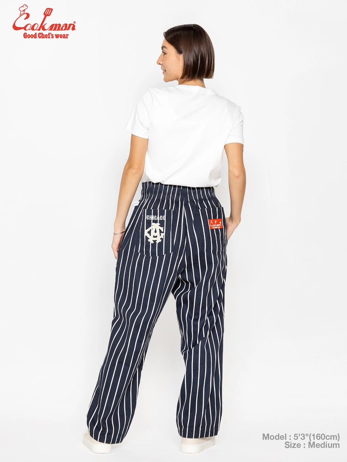 CHEF PANTS SEMIWIDE NLBM CHICAGO AMERICAN GIANTS - NAVY