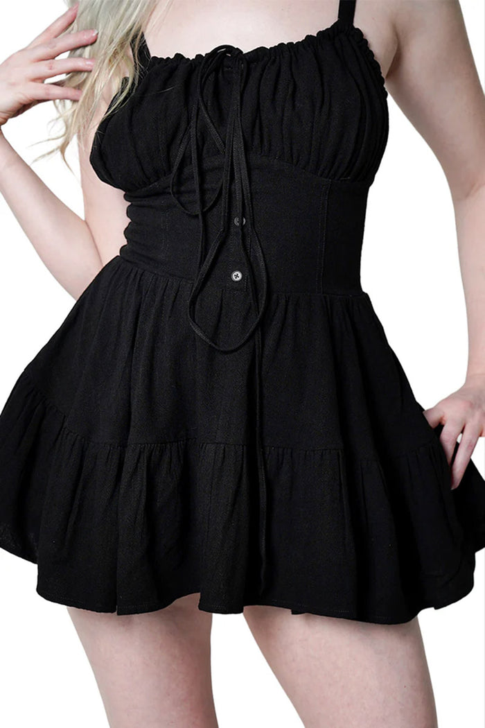 womens short cottagecore dress