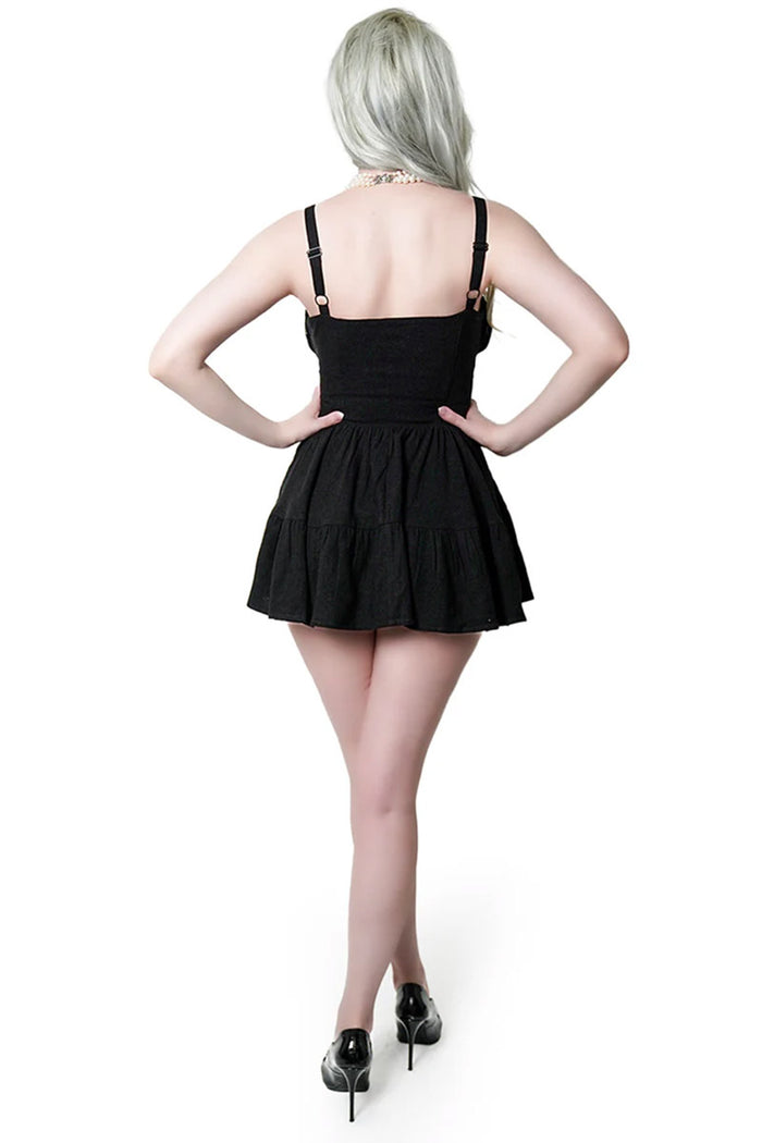 rayon short cottagecore dress