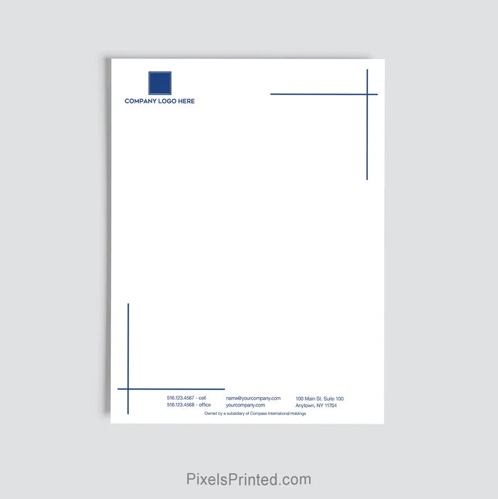 Coldwell Banker Realty brokerage letterhead personalized with office details