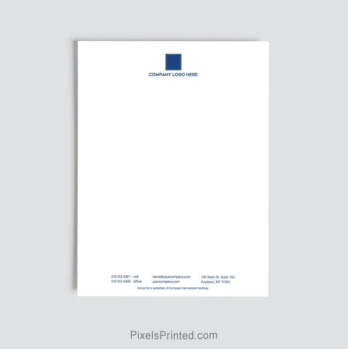 Coldwell Banker Realty real estate office letterhead personalized