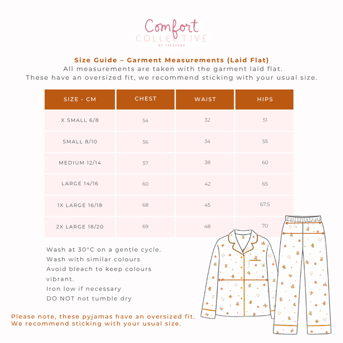 Comfort Collective Autumn Bear & Pumpkin Pyjama Set
