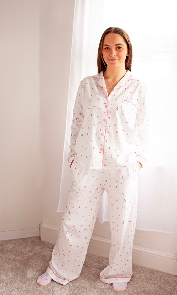 Comfort Collective Ditsy Flower Print Pyjama Set | Add on | SALE