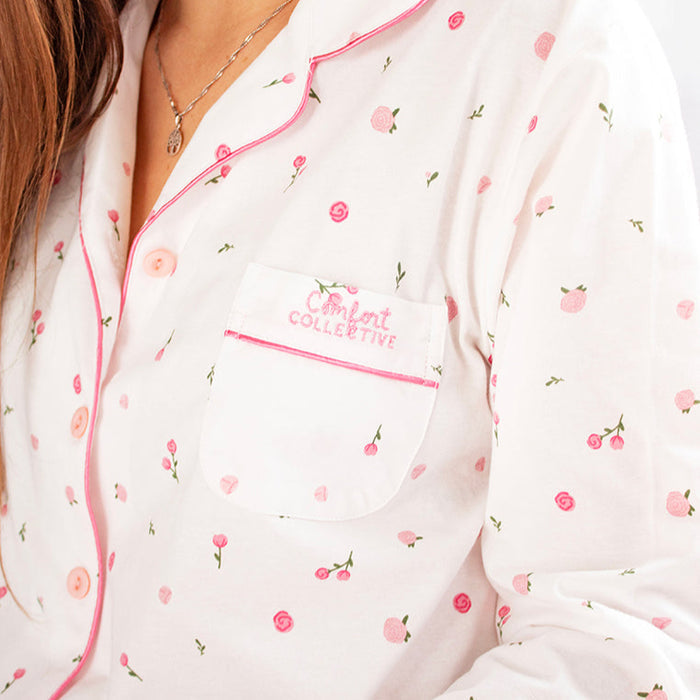 Comfort Collective Ditsy Flower Print Pyjama Set | Add on | SALE