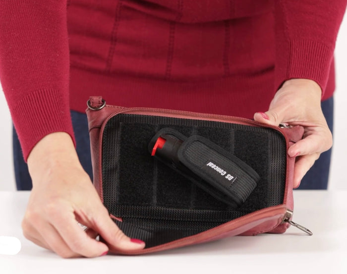 Concealed Carry Accessory Pouch Kit for Pepper Spray and Taser — Non-Lethal Self-Defense Organizer for Women
