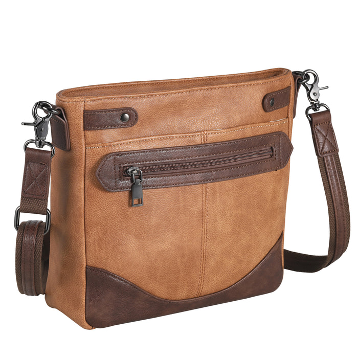 Popular Conceal Carry brand Addison Crossbody concealed carry bag by Lady Conceal with universal holster included