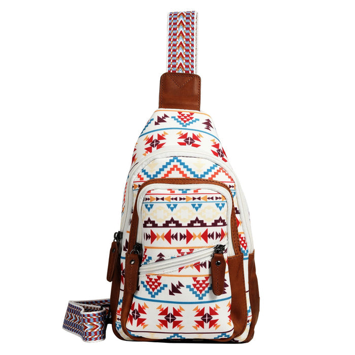 Urban concealed carry sling, Indie canvas crossbody with built-in key strap and space for EDC gear
