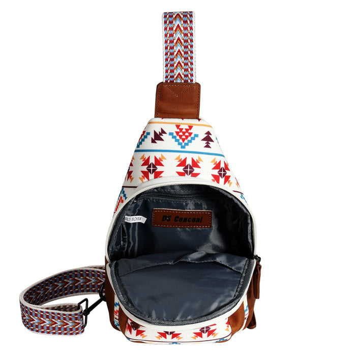 Canvas concealed carry sling, Indie crossbody with tactical edge and adjustable strap for on-the-go security