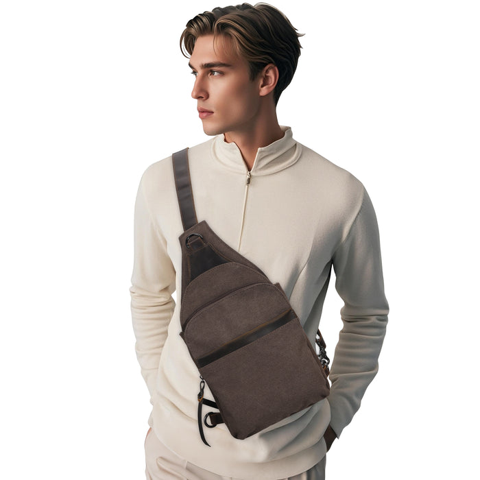 Colt Canvas Sling Dark Brown