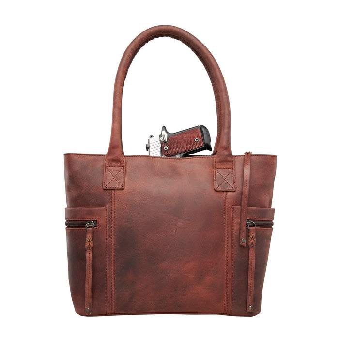 Concealed Carry Emerson Satchel by Lady Conceal -  handbag for gun -  Lady Conceal -  concealed carry Handbag for woman -  Conceal and Carry purse for Handgun -   Designer Luxury Conceal Carry Handbag -  YKK Locking Zippers and Universal Holster -  Unique Hide Handbag Gun and Pistol Bag -  carry Handbag for concealed gun carry -  Unique Emerson Satchel gun Handbag - 	 concealed carry Handbag Emerson Satchel gun Handbag -  concealed carry gun Handbag with locking zipper