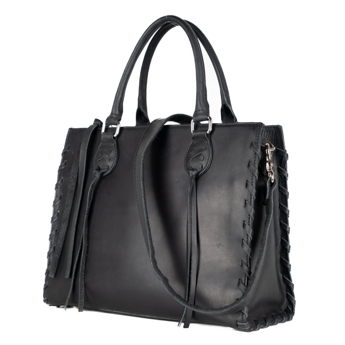 Concealed Carry Emma Leather Satchel -  Designer Concealed Carry Purse -  YKK Locking Purse with Universal Holster -  Leather Bag For Gun Owners - Easy Conceal Carry -  CCW Purse for Women - Conceal and Carry purse for Handgun - Designer Luxury Conceal Carry Handbag -  Handbag Gun and Pistol Bag - Handbag for concealed gun - Hidden Gun Bag
