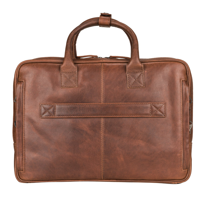 Concealed Carry Hayden Leather Computer Briefcase with RFID Organizer - Women and Men Gun Bag - Unisex Bag for Pistol - Profession Conceal Carry - Gun Accessories - Leather Designer Gun Bag - mens gun carry bag - Mens Travel Gun Bag - best men's travel shoulder bag - soft leather shoulder bags for man