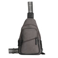 Concealed Carry Indie Canvas Sling by DS Conceal, Universal Velcro Holster Bag for Men, Pistol Gun Safe