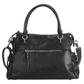 Concealed Carry Jessica Satchel by Lady Conceal — Women's Vegan Leather CCW Purse with Hidden Gun Compartment & YKK Locking Zipper
