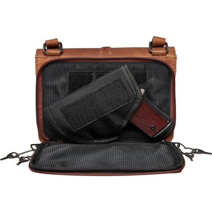 Concealed Carry Jolene Leather Crossbody Organizer -  YKK Locking Purse with Universal Holster - Women CCW Crossbody Holster  soft leather shoulder bags for women's -  crossbody bags for everyday use -  most popular crossbody bag -  crossbody bags for guns -  crossbody handgun bag -  Unique Hide Purse -  Conceal Carry Western Purse -  Stylish Carry Cheetah Leather Bag -  Bag for Conceal Carrying Women - Gun Bag for Women