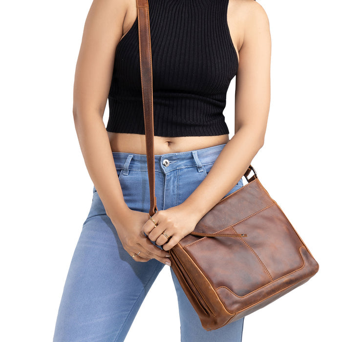 Concealed Carry Lydia Leather Crossbody -  YKK Locking Zippers and Universal Holster -  Soft Leather conceal and carry bag -  Tactical womans purse for pistol -  Concealed Carry Purse -  most popular crossbody bag -  crossbody handgun bag -  crossbody bags for everyday use -  Lady Conceal -  Unique Hide Purse -  Locking YKK Purse -  Fanny Pack for Gun and Pistol -  Easy CCW -  Fast Draw Bag -  Secure Gun Bag