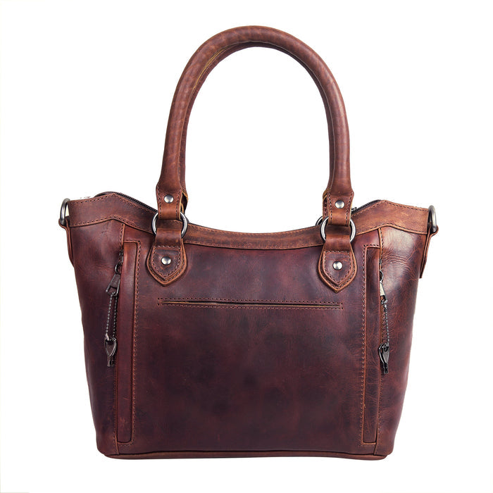 Concealed Carry Sadie Leather Satchel by Lady Conceal -  Lady Conceal -  designer purses -  black designer purse -  designer purse brands -  designer backpack purse -  designer purse sale -  womens designer purse sale -  designer purses black friday sale -  black and white designer purse -  black crossbody purse designer -  black owned purse designers -  woman designer purse -  designer purses for women