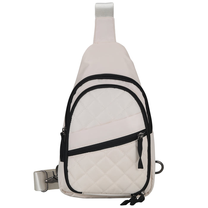 Concealed Carry Sarah sling Bags Cream