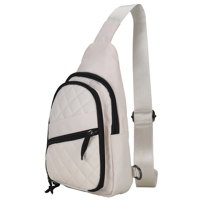 Concealed Carry Sarah sling Bags Cream