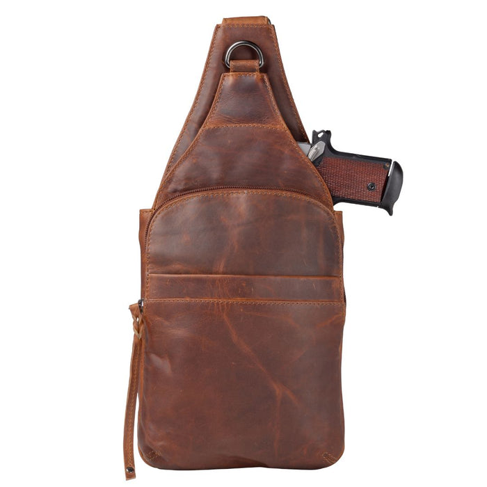 Dakota Concealed Carry Sling Cognac