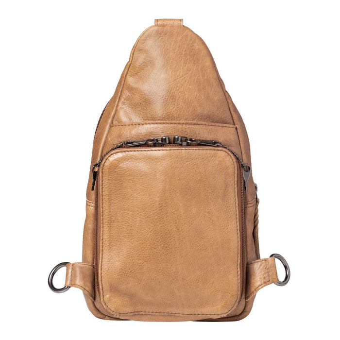Unisex Sling Gun Leather Bag - Gun Bag for Plus Size - Universal Holster Gun Bag - bag for medium and Large Gun _ Taylor Sling Gun Backpack by Lady Conceal