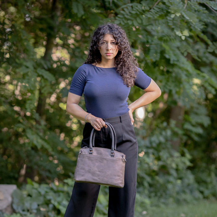 Concealed Carry Whitely Leather Satchel -  YKK Locking Zippers -   Universal Holster Bag -  Luxurious Designer CCW Bag -  Leather Gun and Pistol Purse -  Concealed Carry Purse -  designer purses -  black designer purse -  designer purse brands -  designer backpack purse -  designer purse sale -  womens designer purse sale -   woman designer purse -  designer purses for women