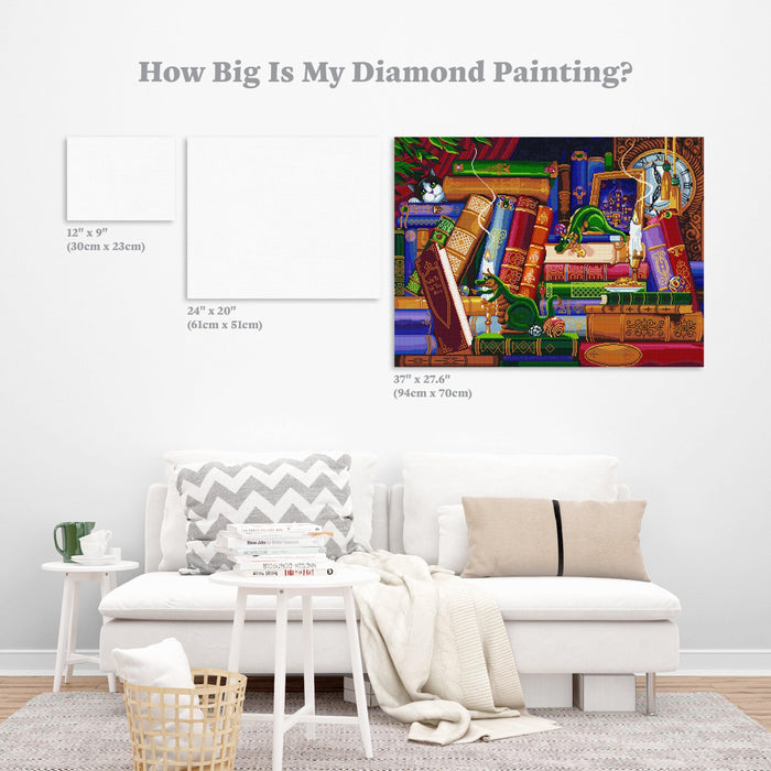 Diamond Painting Cookies and Classics 37.0" x 27.6″ (94cm x 70cm) / Square with 57 Colors including 3 ABs / 103,318