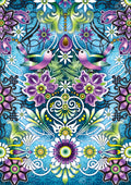 Diamond Painting Copeton Flores Lilac 25.6" x 36.2" (65cm x 92cm) / Square with 67 Colors including 3 ABs and 3 Fairy Dust Diamonds and 1 Special Diamond / 95,405