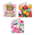 Diamond Painting DIY Spring Cards (3-Pack) 5.9" x 5.9" (15cm x 15cm) / Round