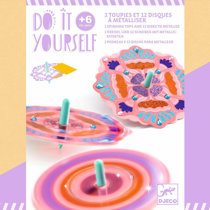 Djeco | DIY Spinning toys - Flower power