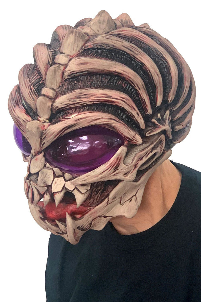 Down To Earth Alien Skull Latex Mask - costumes - VampireFreaks - Zagone Studios