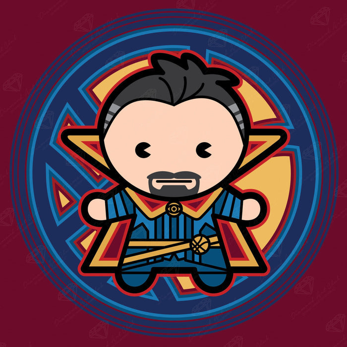 Diamond Painting Dr. Strange™ 13" x 13" (32.8cm x 32.8cm) / Round with 10 Colors including 1 ABs / 13,689