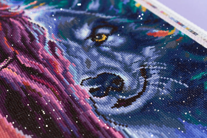 Diamond Painting Drawn to the Light 22" x 28" (55.8cm x 70.6cm) / Round With 75 Colors Including 4 ABs / 50,147