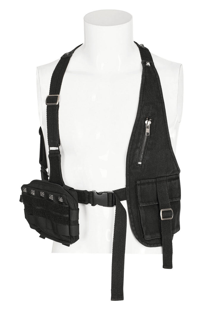 grunge apocalyptic punk harness bag